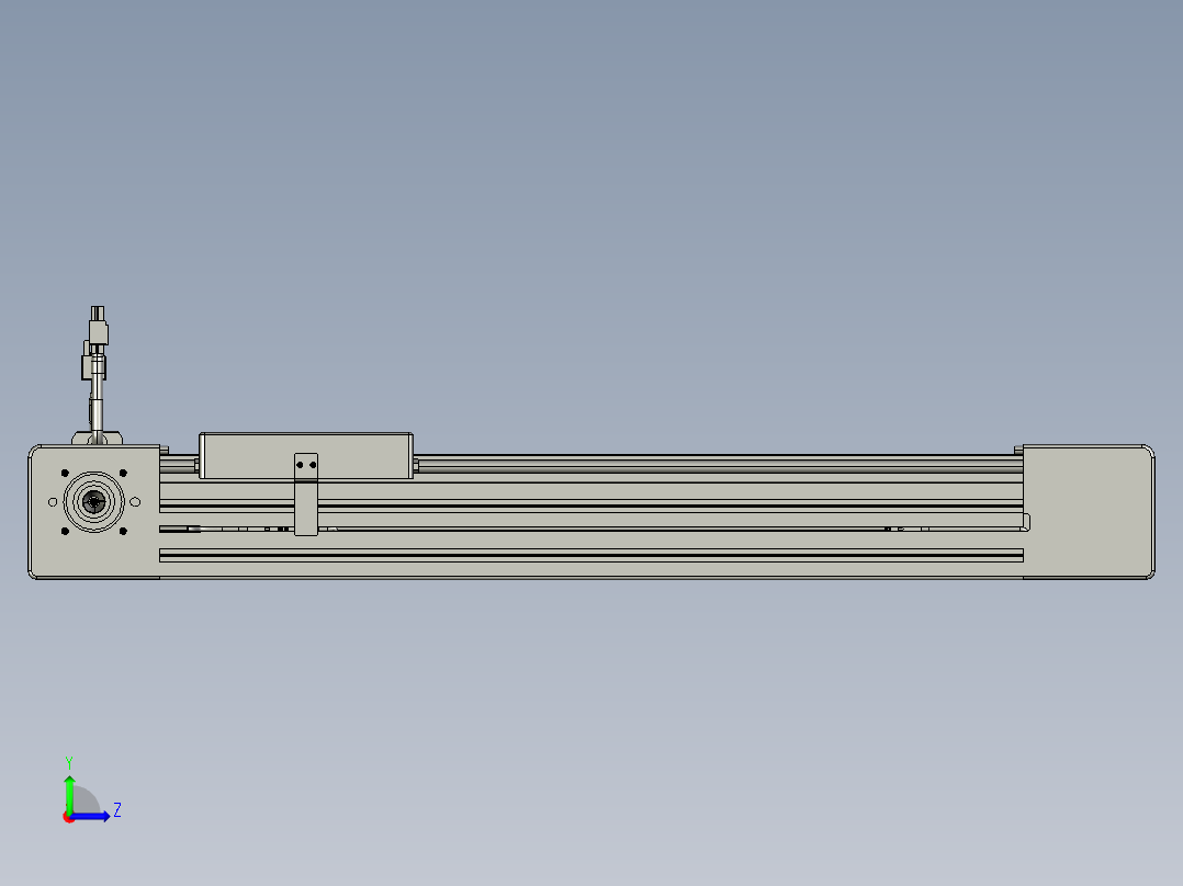 威洛博直线电机模组EB6-L140-S350-R-P40-MS3左视图