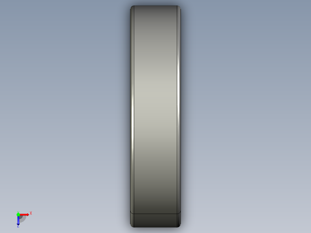 深沟球轴承6318俯视图