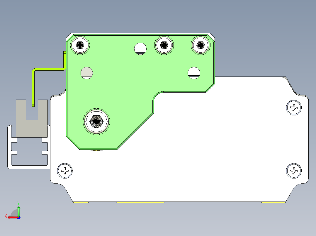 威洛博LES小滑台LES25-Lxx-S50-BR后视图