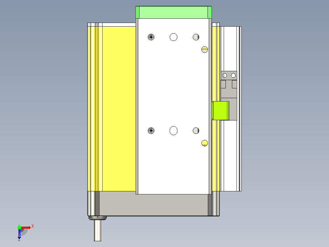 威洛博LES小滑台LES25-Lxx-S50-BR俯视图