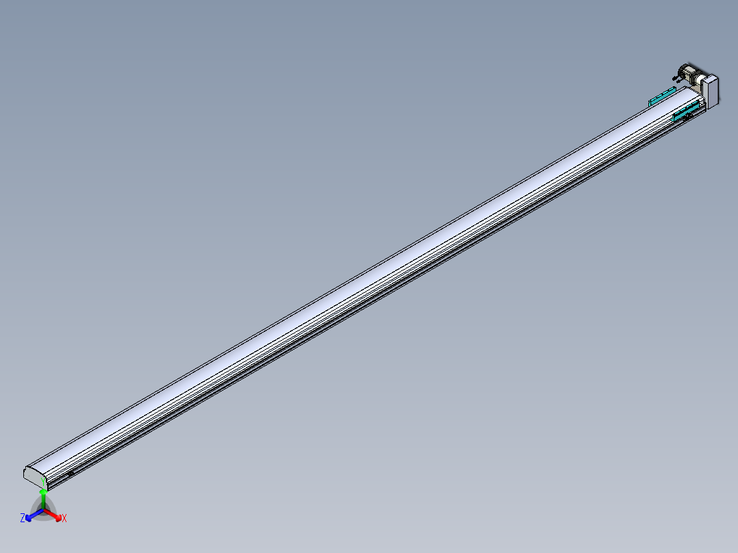 同步带滑台-半封闭B22H-L100-C-S1000-RU-P75-D3-N5