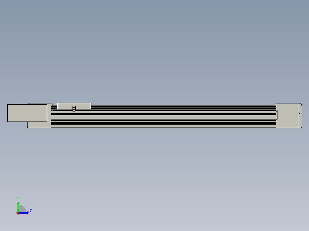 威洛博直线电机模组EB10-L224-S950-BL-ZP75-MS3-5K左视图