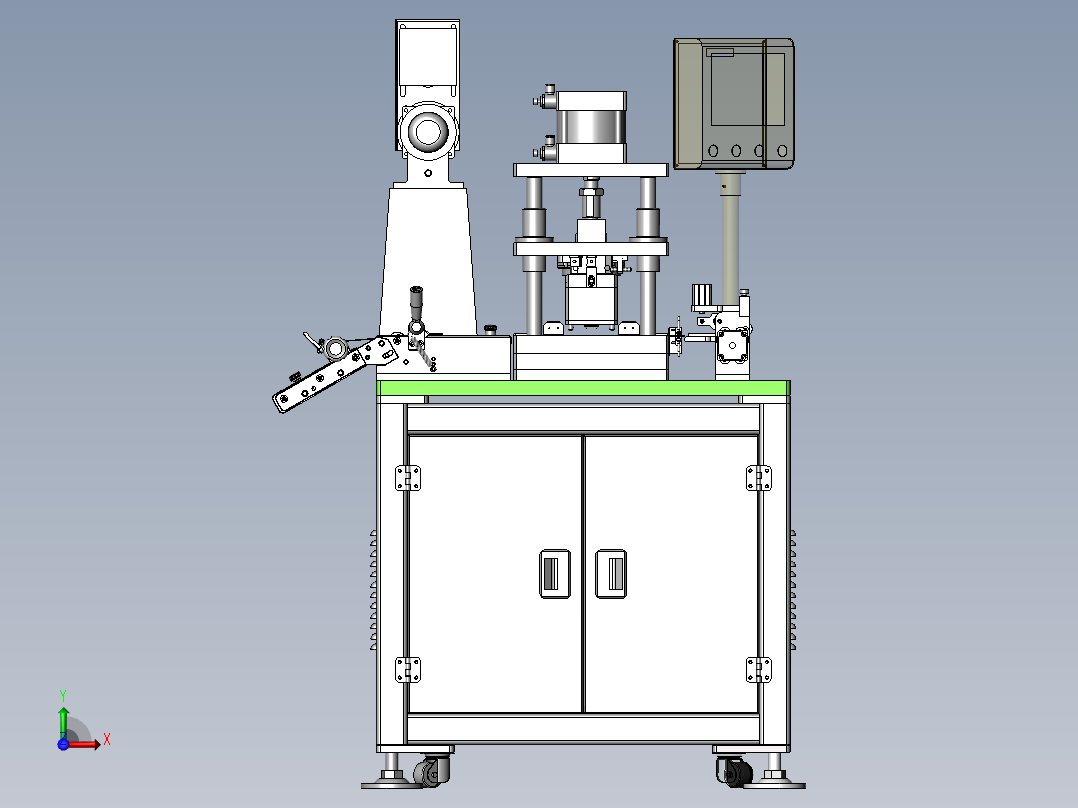 自动模切机sw16可编辑前视图