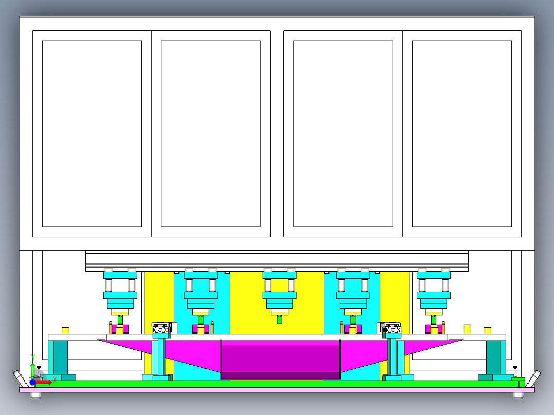 汽车灯切水口设备xt前视图