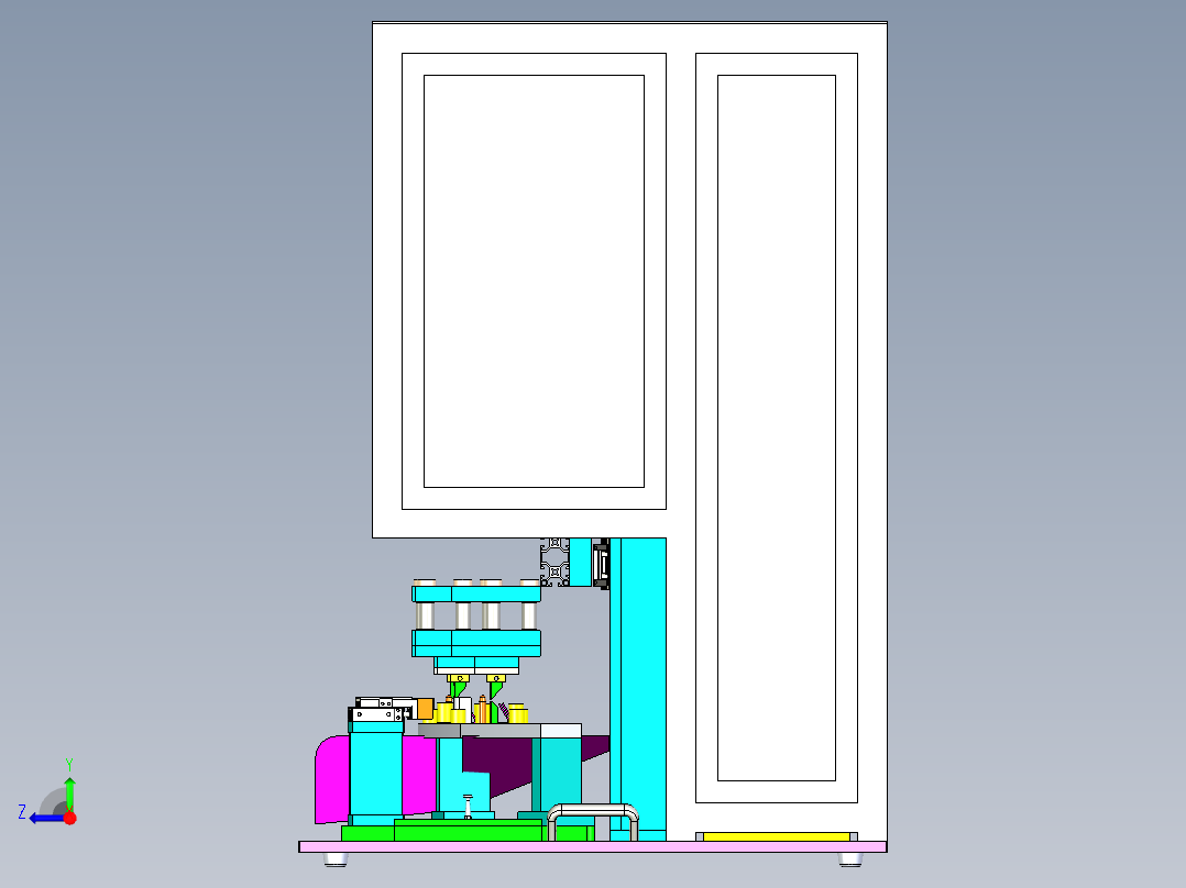 汽车灯切水口设备xt右视图