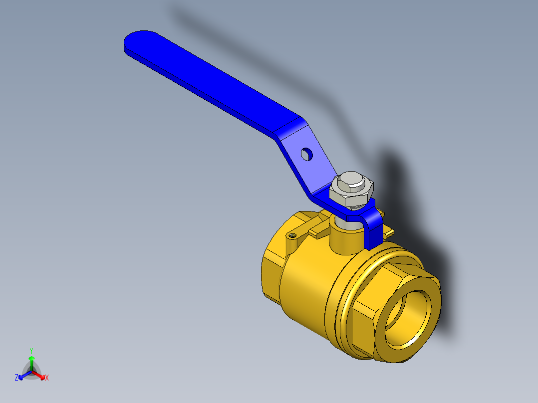 管道手动球阀-水管开关阀-手动阀门395_04_E_1