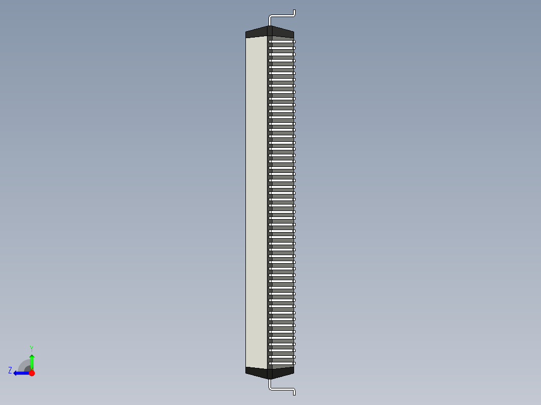 元器件3D封装QFP208_FPT-208P-M04173右视图