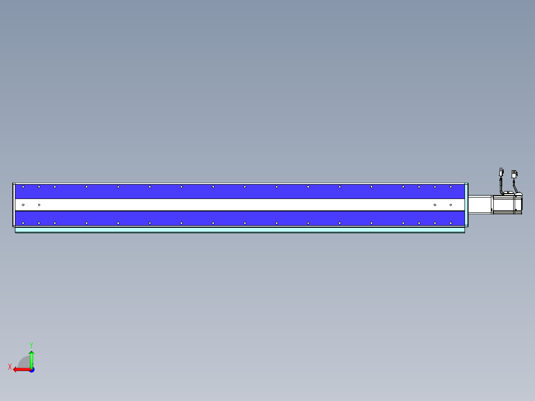 威洛博VC丝杆传动-无尘环境VC14-Lxx-C-S1150-BC-ZP40-C3后视图