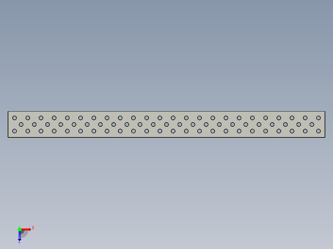 三维柔性工装俯视图