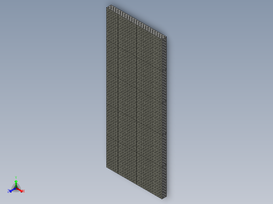 三维柔性工装正等轴测图
