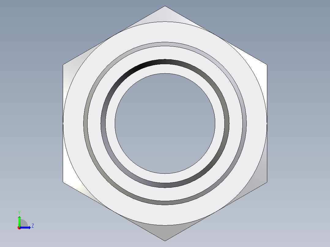 卡套式工业通用硬管接头EO_Bulkhead_union_SV38SOMD71左视图