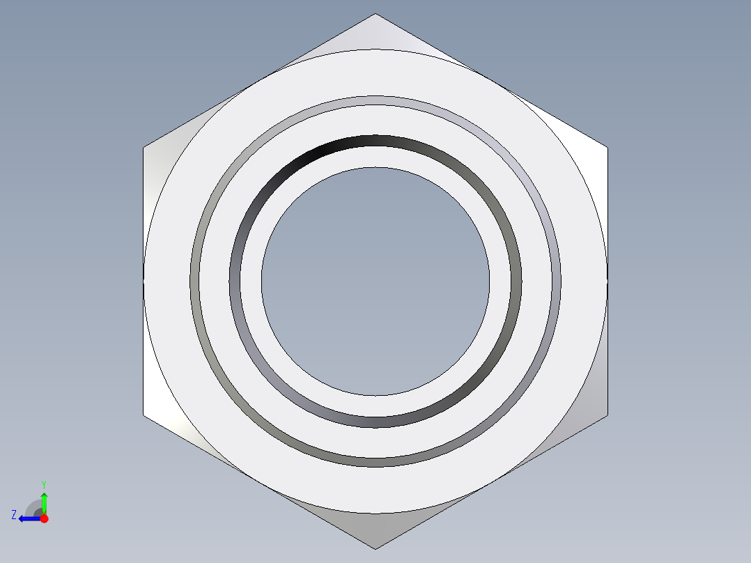 卡套式工业通用硬管接头EO_Bulkhead_union_SV38SOMD71右视图