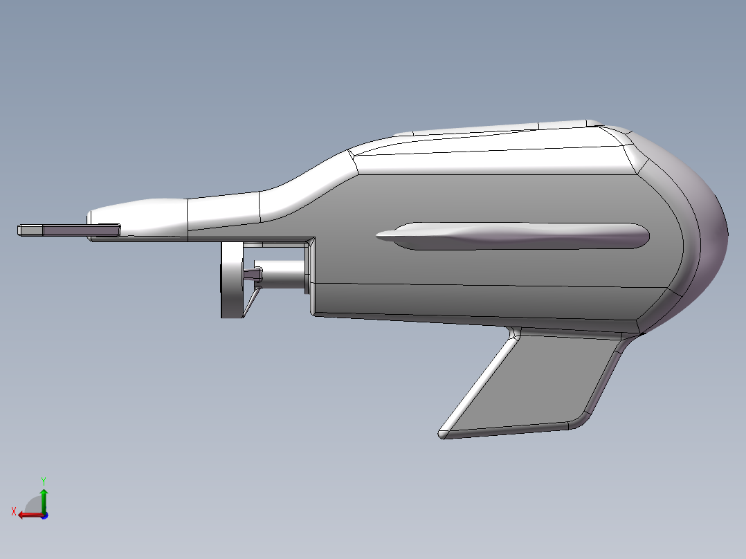 水下航行器-2--2-sw后视图