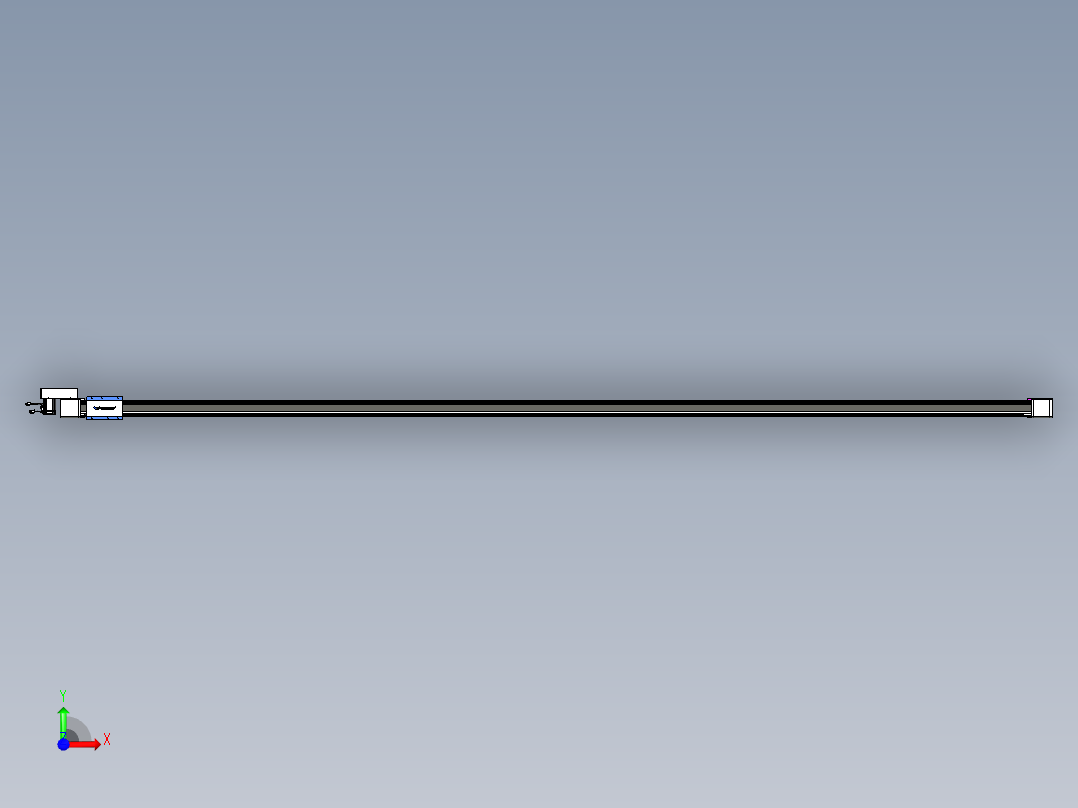 威洛博LB.GB同步带传动--欧规系列GB8-L96-S4500-BR-P40前视图