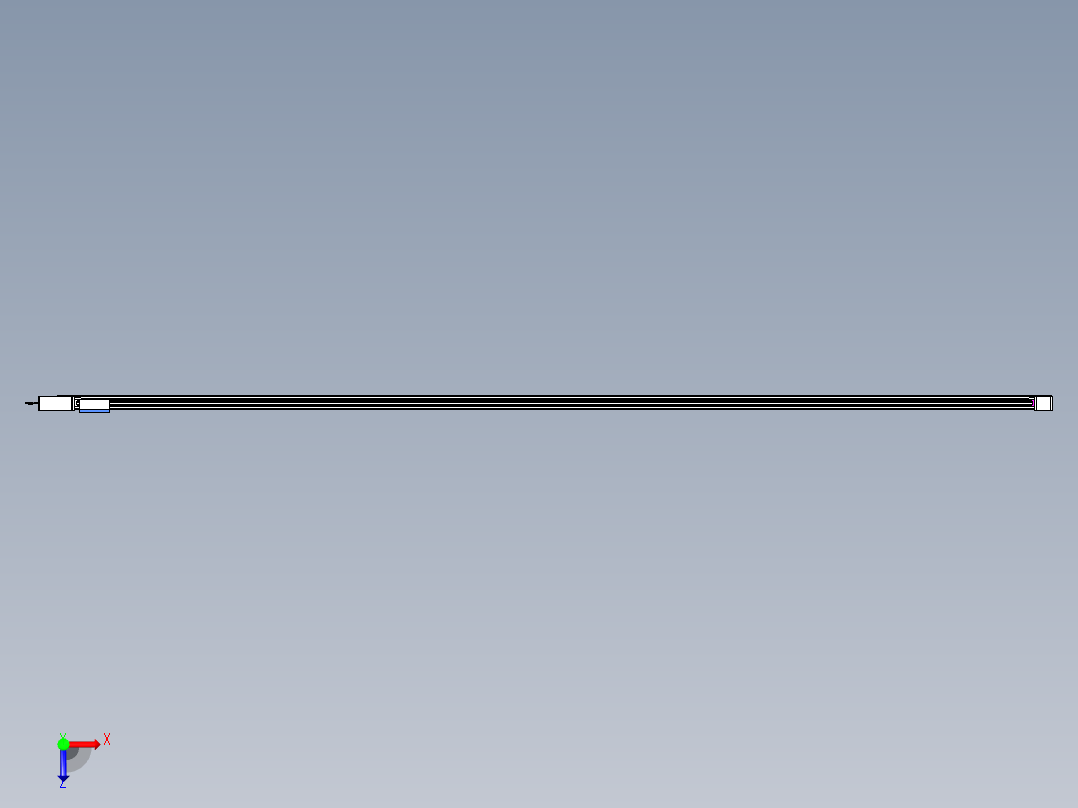 威洛博LB.GB同步带传动--欧规系列GB8-L96-S5500-BR-P75俯视图