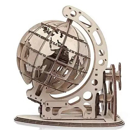地球仪激光切割立体拼图(CAD)
