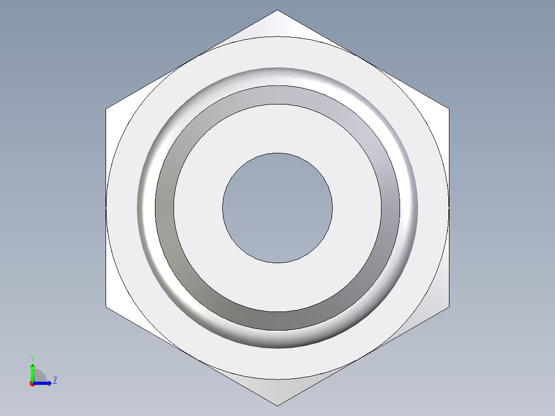 卡套式工业通用硬管接头EO_Male_Stud_connector_GEO06ZLMCF左视图