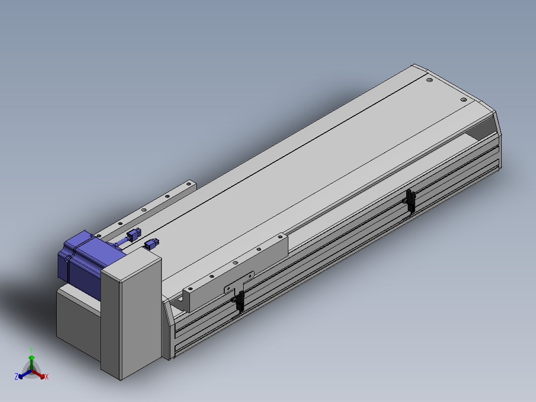 精密模组MT220-L150-400-RU-M75-C4正等轴测图