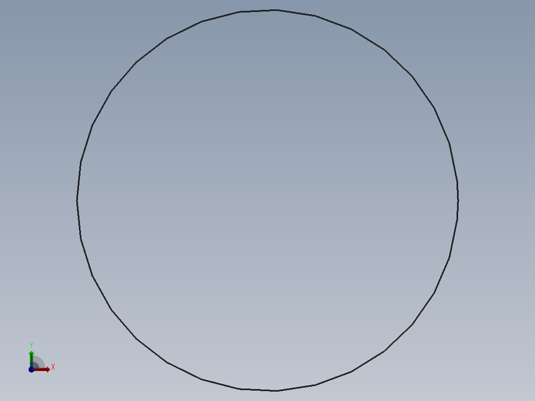 hvac round duct前视图