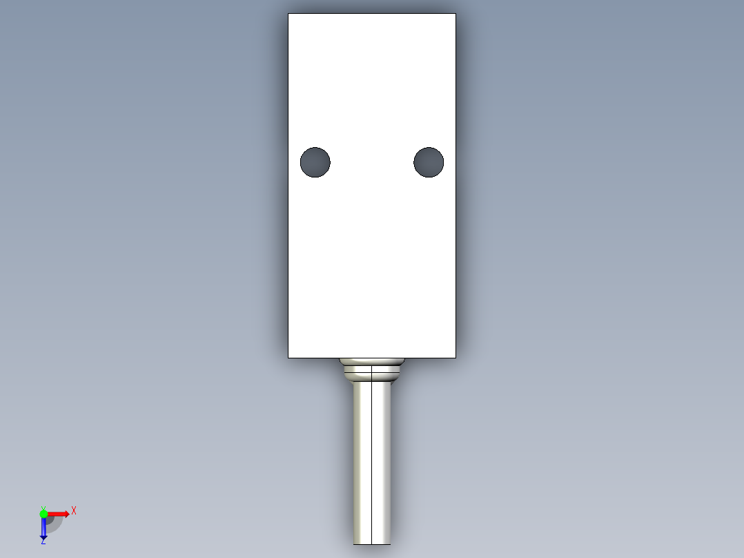 基恩士LX2-11T_kc图纸模型俯视图