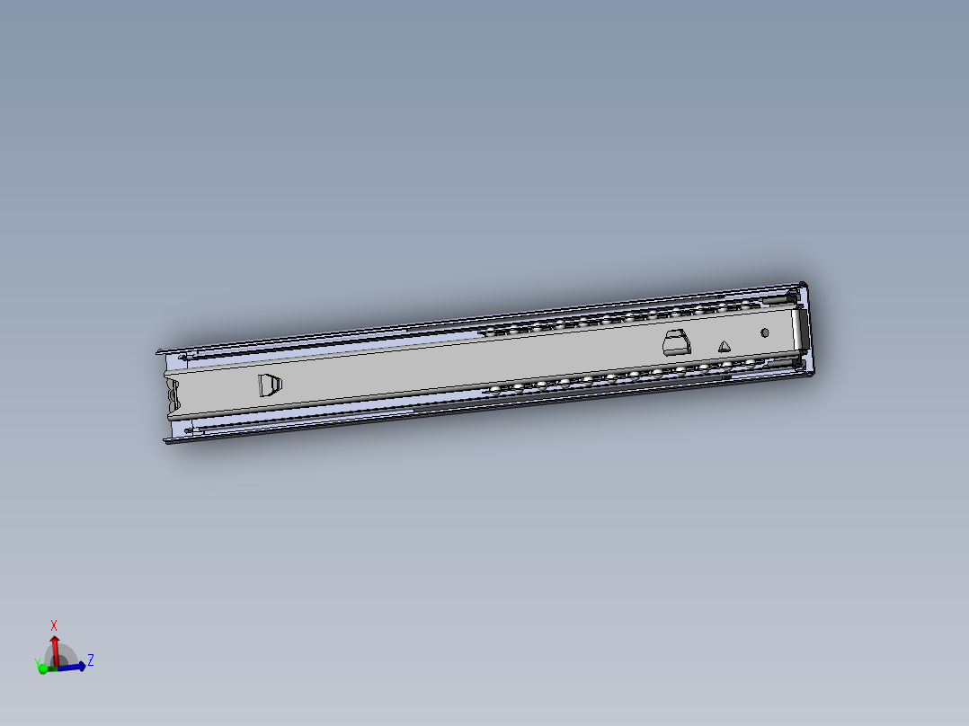 滑轨（左侧和右侧）350毫米抽屉导轨