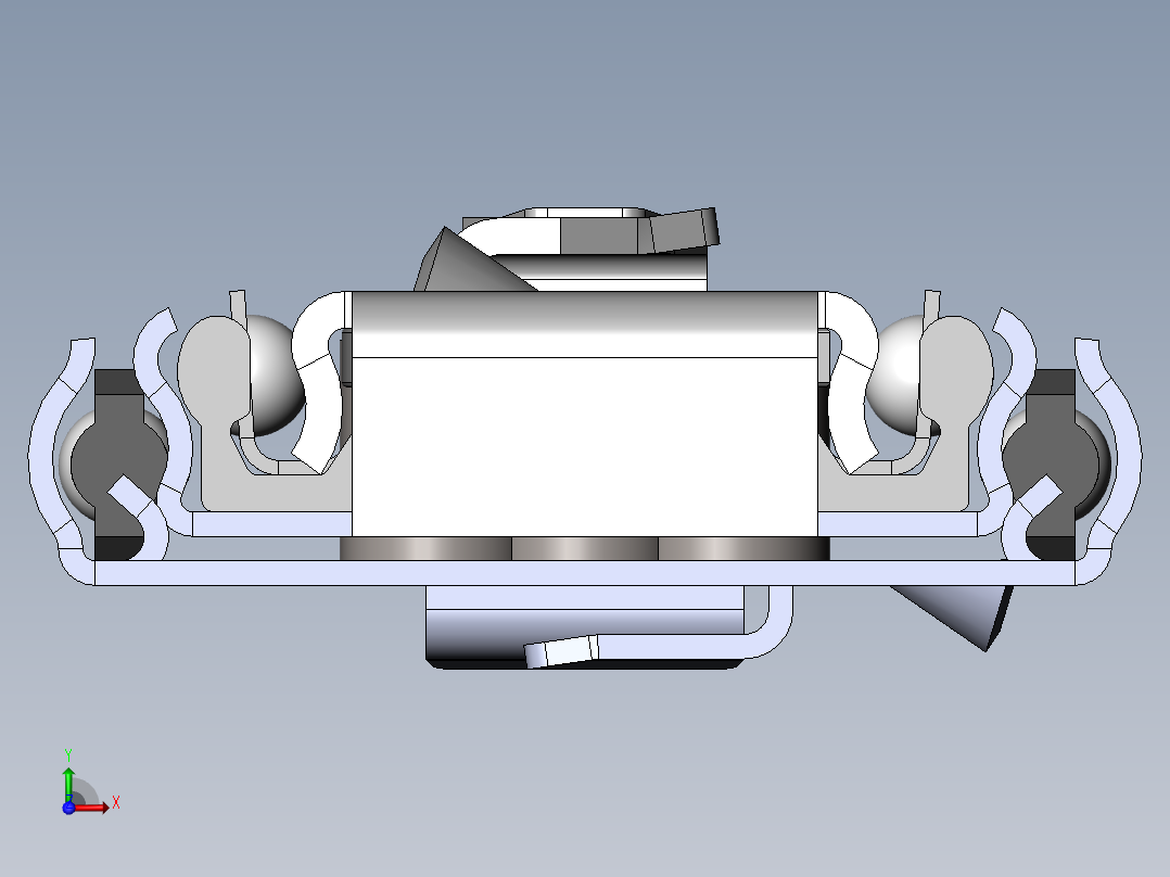 滑轨（左侧和右侧）350毫米抽屉导轨前视图
