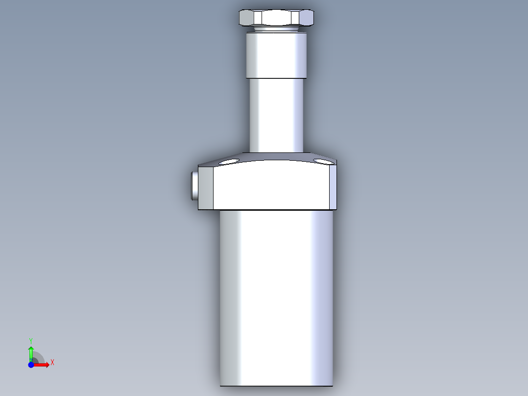 KOSMEKLHA0750-CL-Q35多系列多零件图纸模型前视图