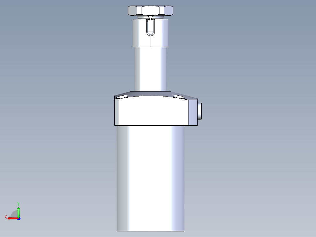 KOSMEKLHA0750-CL-Q35多系列多零件图纸模型后视图