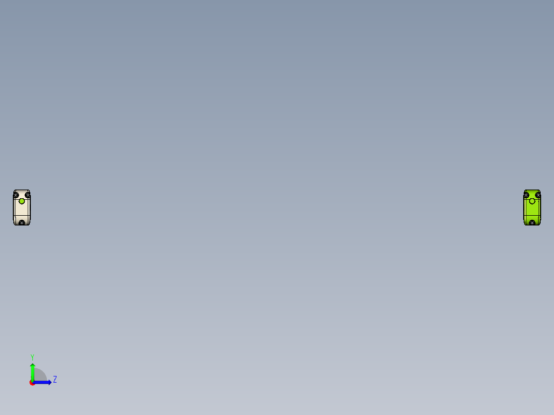 安全_区域传感器H2TLP2640_3D左视图