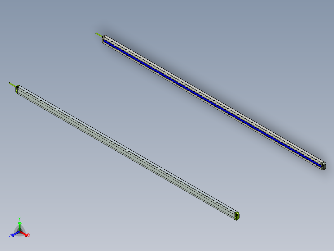 安全_区域传感器H2TLP2640_3D正等轴测图