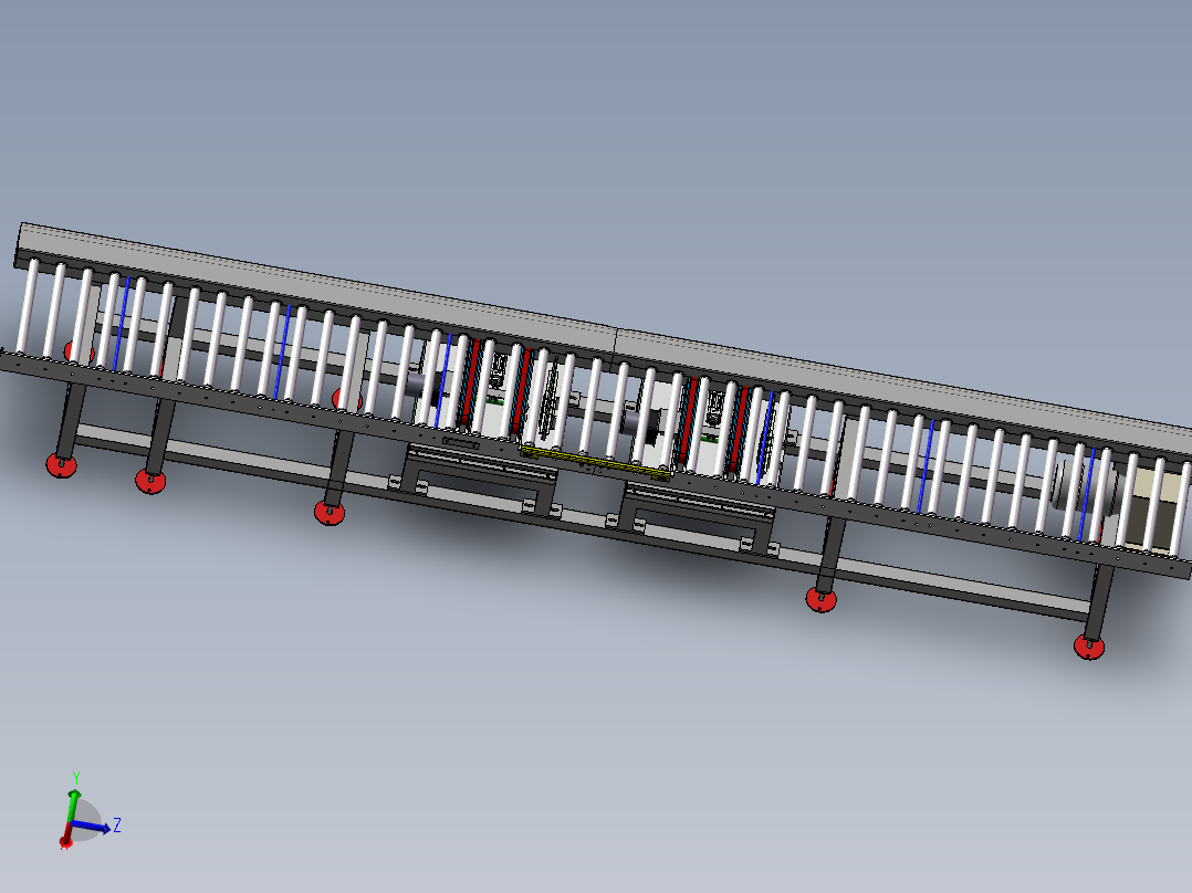 4000 x 420 x 620链式辊道输送机