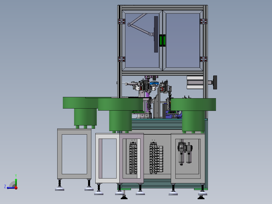 2023.02月-新能源插件组装机公头（sw20可编辑+工程图）右视图