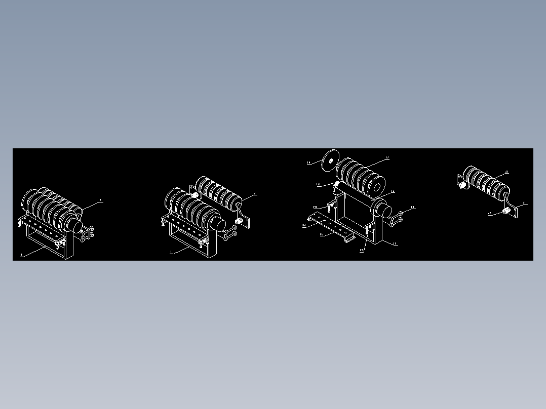 PVC热缩管用缠绕装置