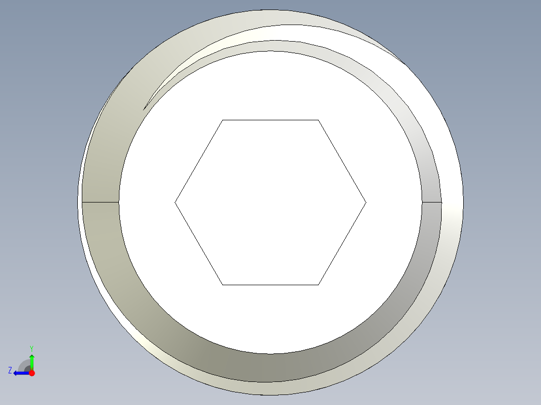 DIN 913-ISO 4026 固定螺钉-M14 L=40.STEP右视图