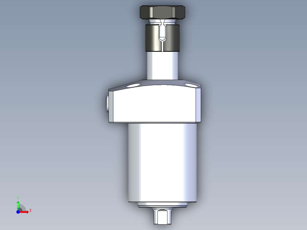 KOSMEKLHA0400-GRD_R01多系列多零件图纸模型前视图