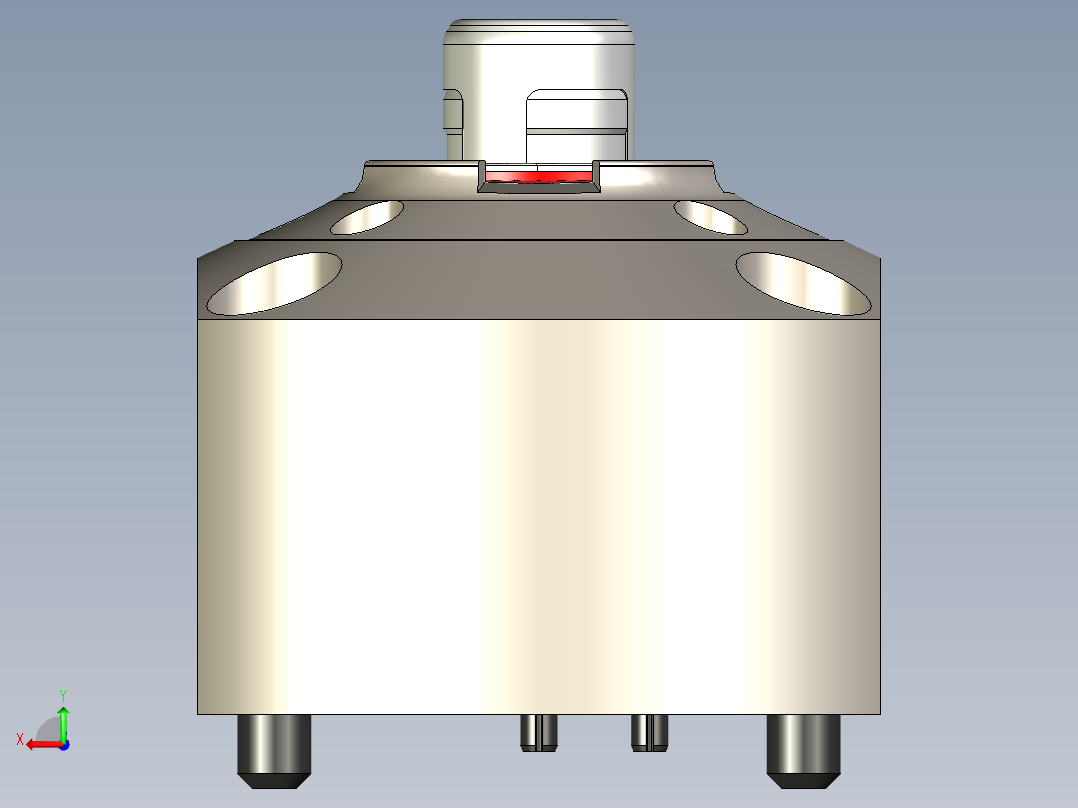 KOSMEKSFA3000-G0N-160多系列多零件图纸模型多系列多零件图纸模型后视图