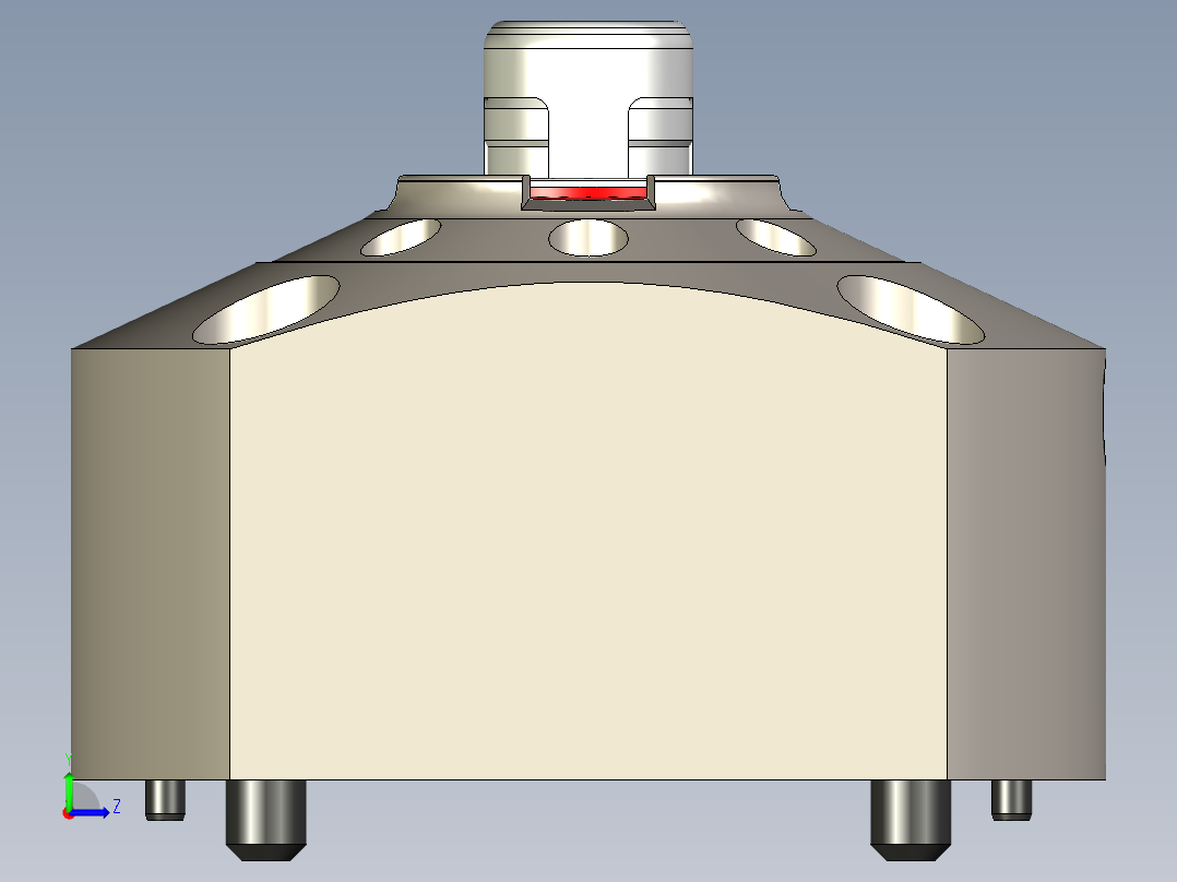 KOSMEKSFA3000-G0N-160多系列多零件图纸模型多系列多零件图纸模型左视图