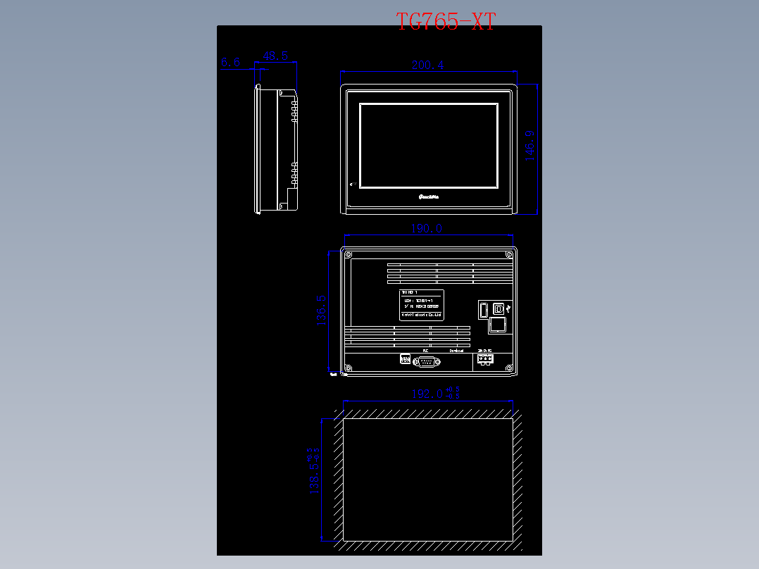 人机界面TG765-XT-C