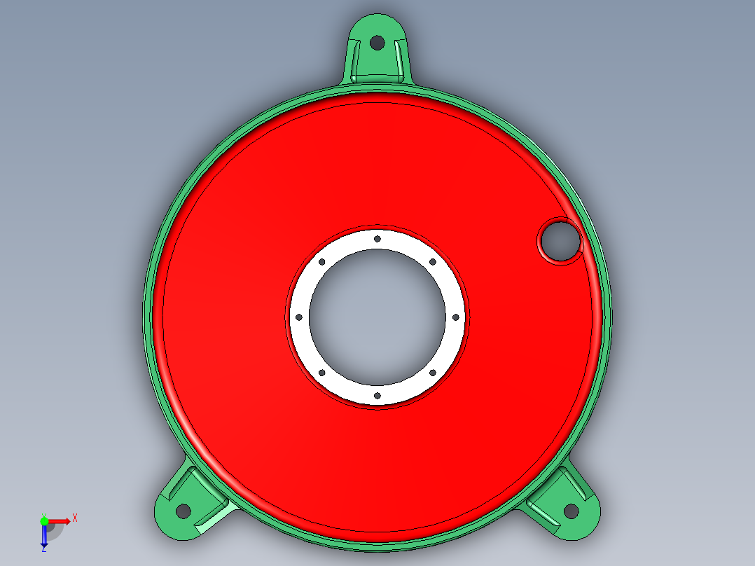 工业洗涤脱水机俯视图