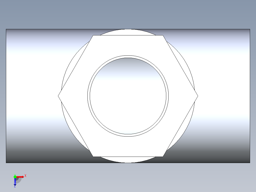 CPVC管件02A-Sch80_ReducingTee_SxSxS_9801-668FB_12in x 8in俯视图