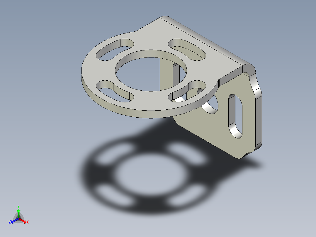 安全_区域传感器上下安装支架L5正等轴测图