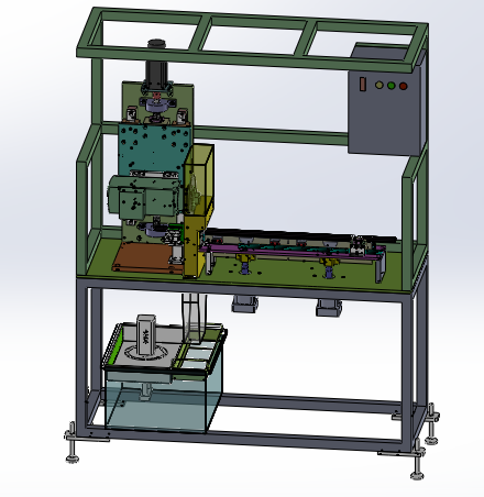 自动定长锯切机(sw18可编辑+工程图）