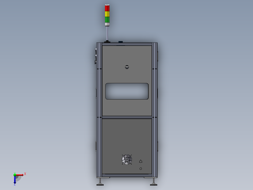 智能门房卡制造设备sw17可编辑俯视图