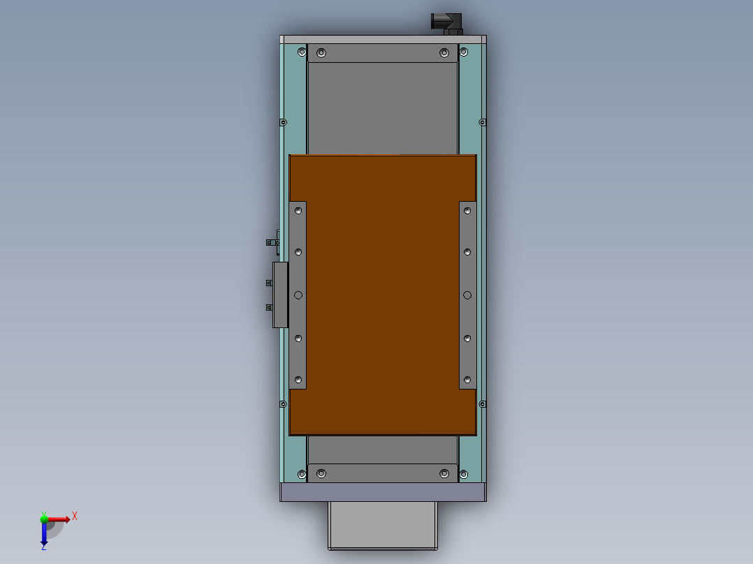 MCH丝杆全封闭MCH22-BM-750W俯视图