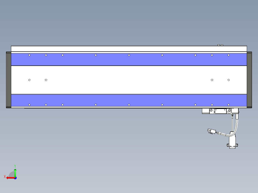 威洛博VL系列3d模型模组VL17E1Y-S550后视图