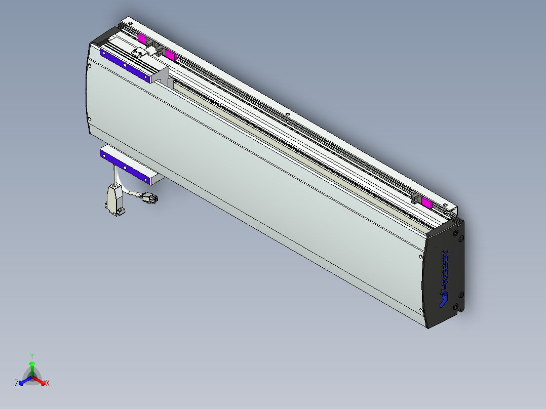 威洛博VL系列3d模型模组VL17E1Y-S550正等轴测图