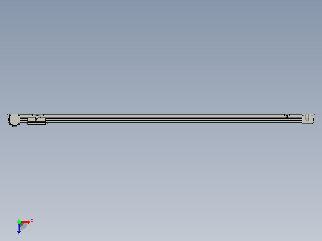 威洛博LB.GB同步带传动--欧规系列EBF5-L11-S1400-BR-P20-C4俯视图