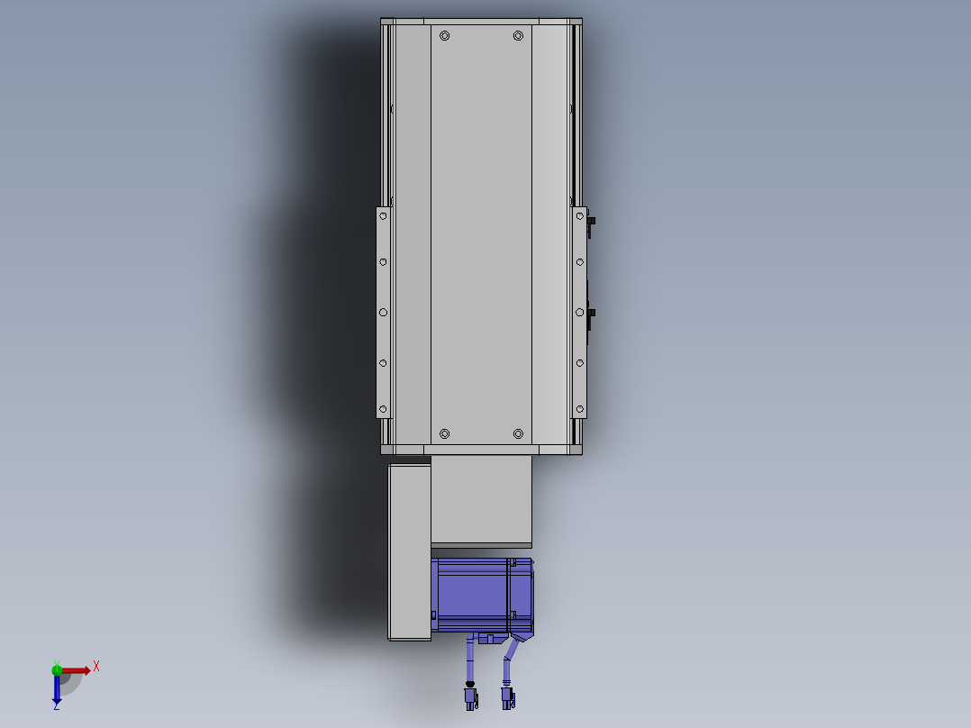 精密模组MT220-L150-100-L-M75-C4俯视图