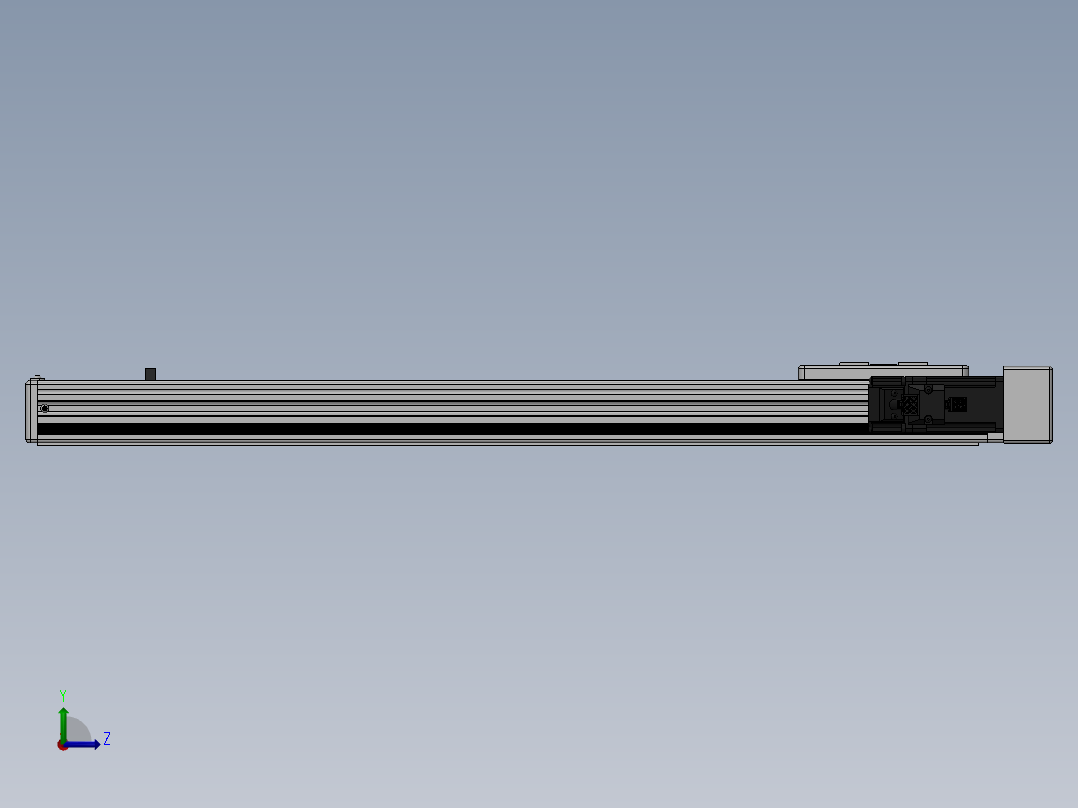 精密模组MY60-T10-500L-BR-P10B-C4-C左视图