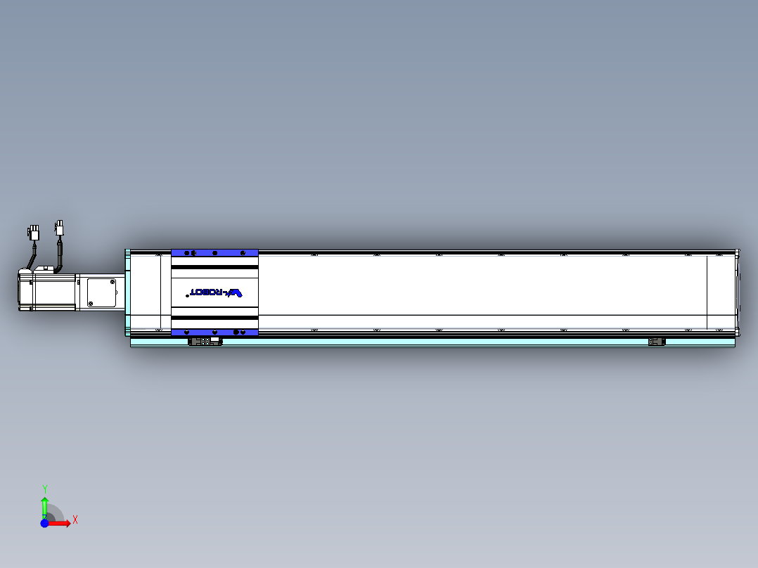 VF丝杆传动-一般环境VF14-Lxx-C-S700-BC-ZP40-C3前视图